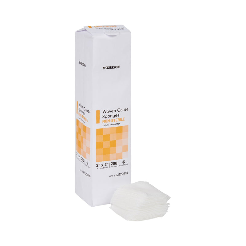 McKesson NonSterile Gauze Sponge, 2 x 2 Inch
