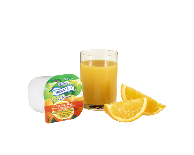 Thick & Easy® Clear Honey Consistency Orange Thickened Beverage, 4-ounce Cup