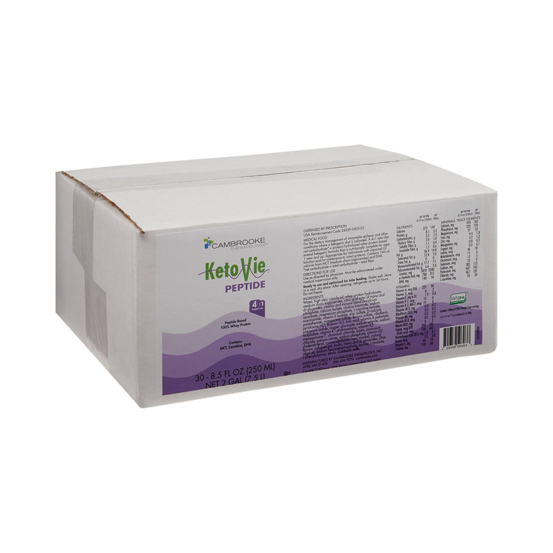 KetoVie™ Peptide 4:1 Oral Supplement / Tube Feeding Formula, 8.5 oz. Carton