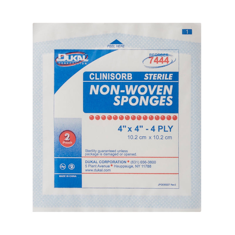 Clinisorb Sterile Nonwoven Sponge, 4 x 4 Inch