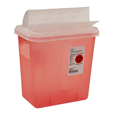 SharpSafety™ Multi-purpose Sharps Container, 10 H x 10½ W x 7¼ D Inch
