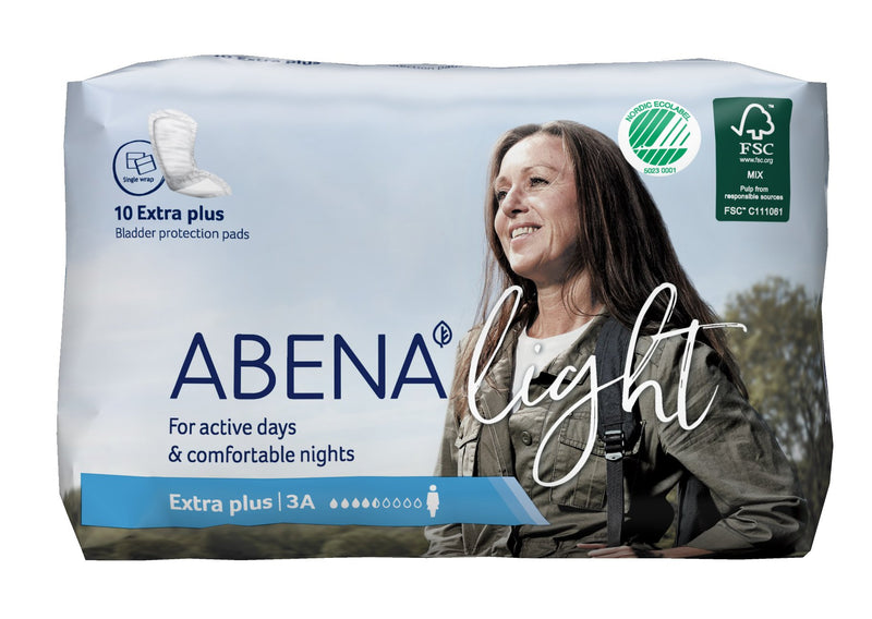 Abena™ Light Extra Plus Bladder Control Pad, 13-Inch Length