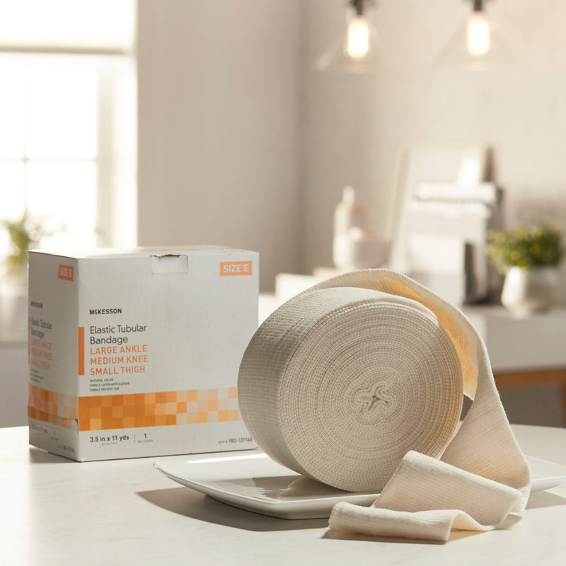 McKesson Spandagrip™ Pull On Elastic Tubular Support Bandage, 3-1/2 Inch x 11 Yard