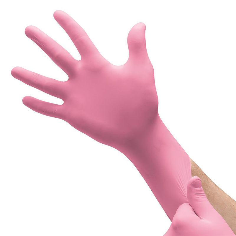ColorTouch® Pink Latex Exam Glove, Medium, Pink