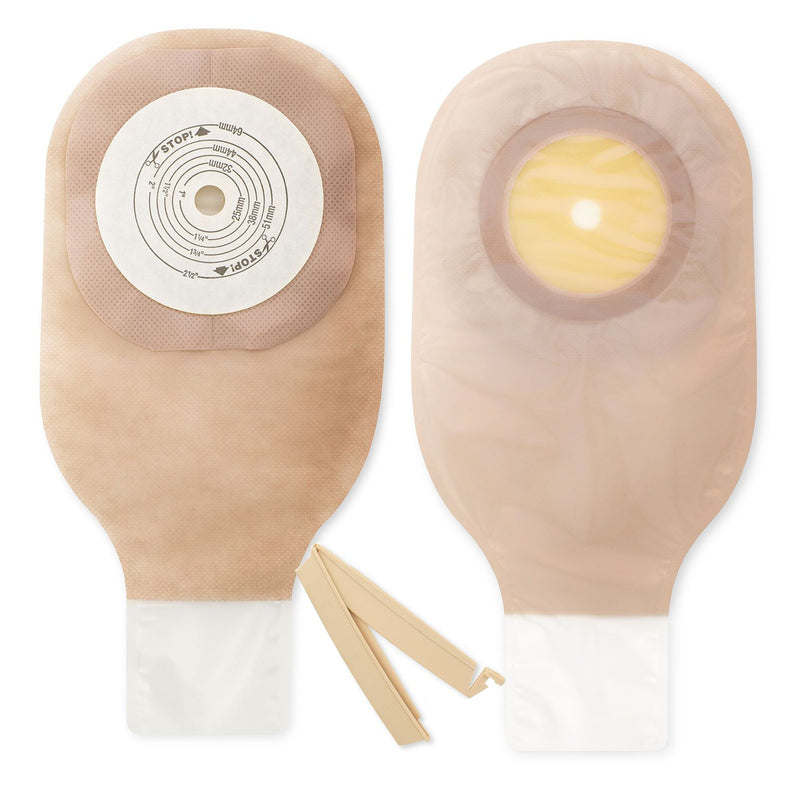 Premier™ One-Piece Drainable Ultra-Clear Ostomy Pouch, 12 Inch Length, Up to 2½ Inch Stoma