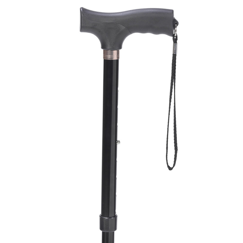 Flex-N-Go Aluminum Folding Cane, 32½ – 39½ Inch Height