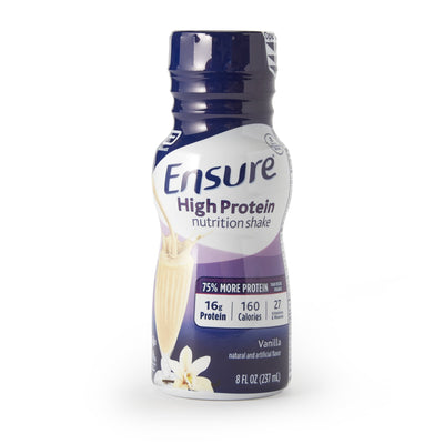 Ensure® High Protein Shake Vanilla Oral Supplement, 8 oz. Bottle