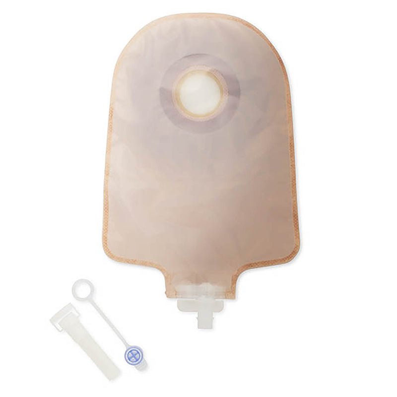 One-Piece Transparent Urostomy Pouch, 9 Inch Length, Up to 2½ Inch Stoma