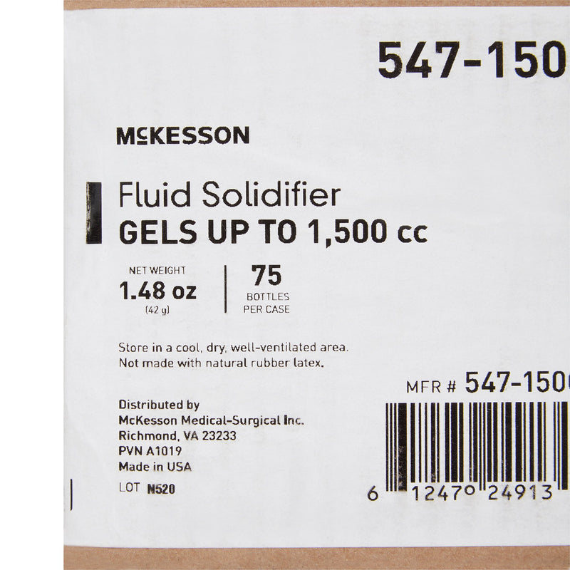 McKesson Fluid Solidifier, 1.69 oz Bottle