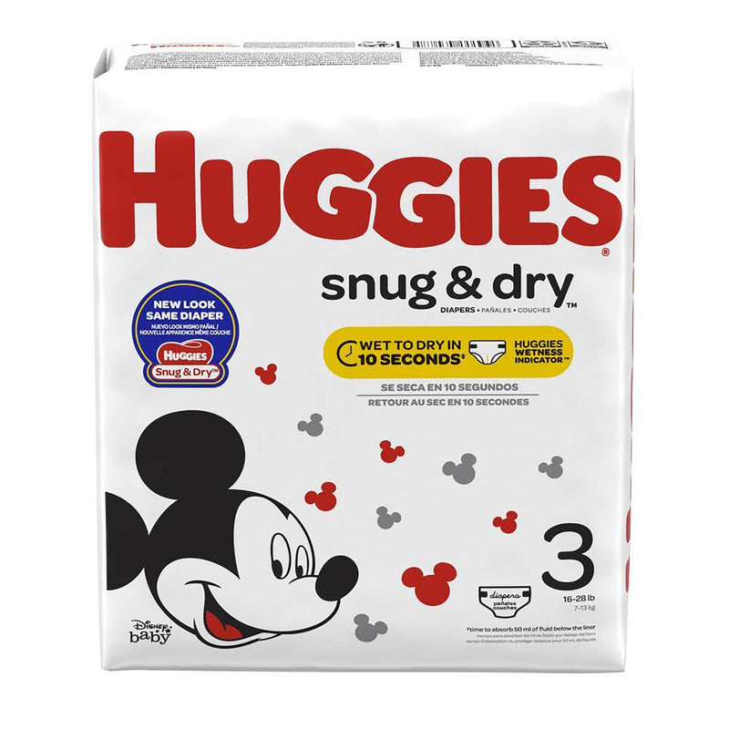 Huggies® Snug & Dry Diaper, Size 3, 31 per Package