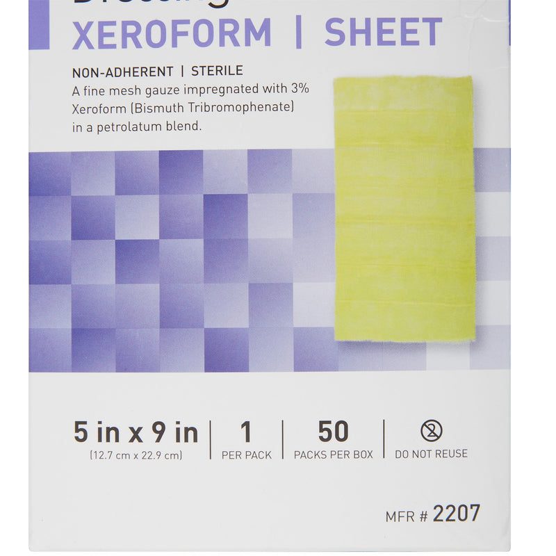 McKesson Xeroform Petrolatum Dressing, 5 x 9 Inch