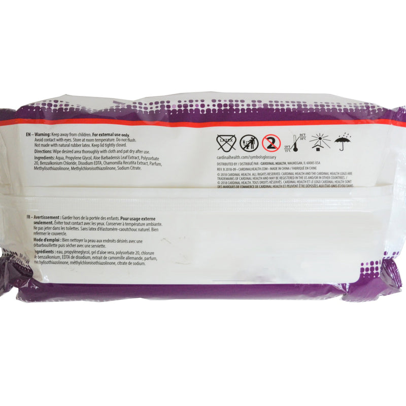 Cardinal Health Personal Wipes, 9"x13", Soft Pack