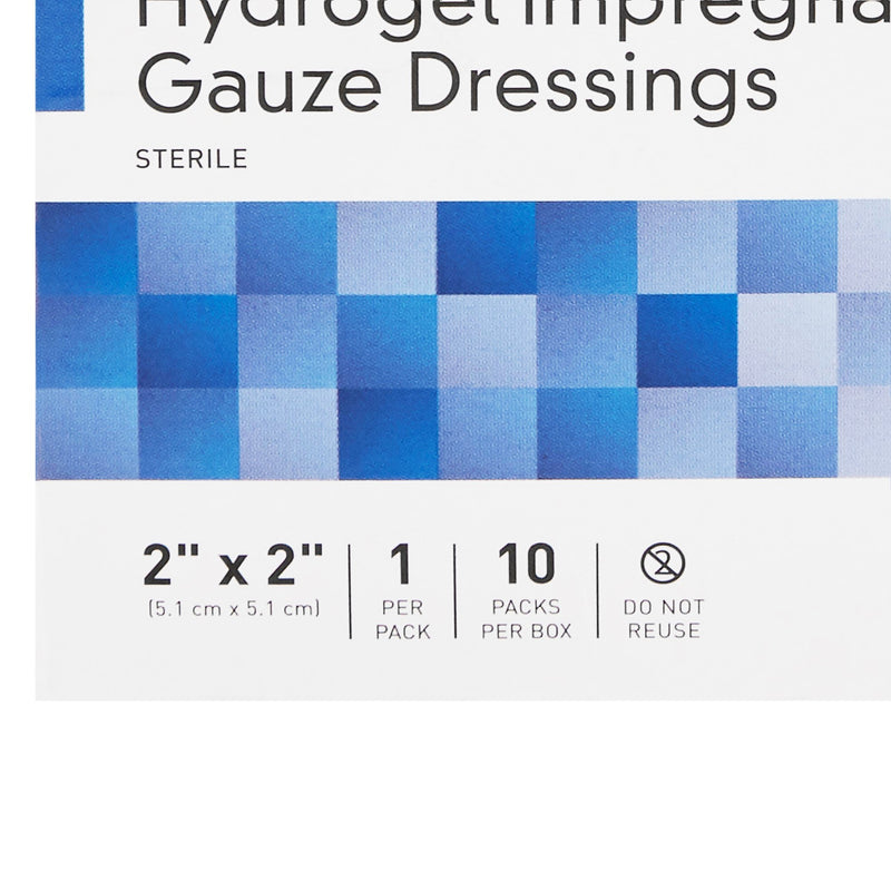 McKesson Hydrogel Gauze Dressing, 2 x 2 Inch