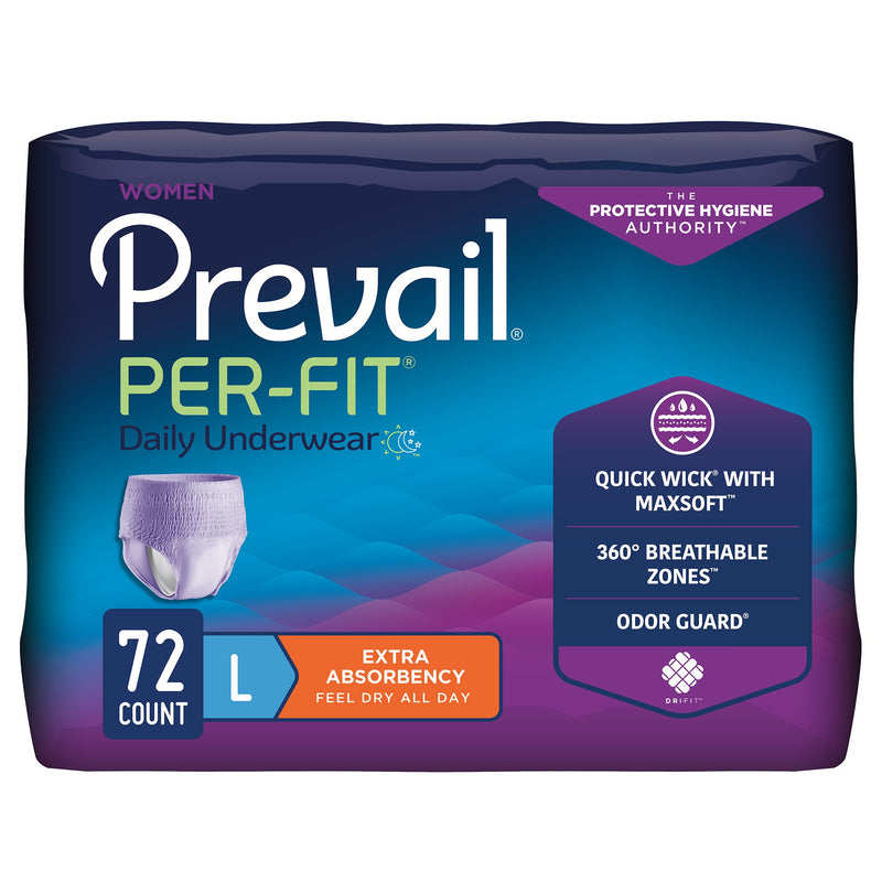 Prevail® Per-Fit® Women Extra Absorbent Underwear, Large