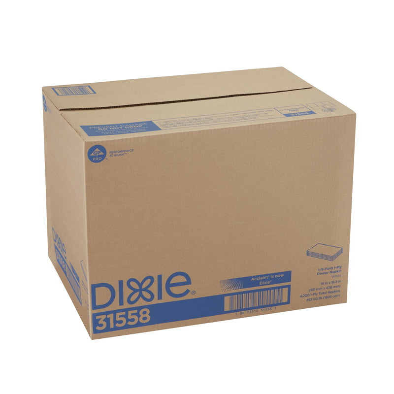 Dixie® Dinner Napkin, 350 per Sleeve, 12 Sleeves per Case