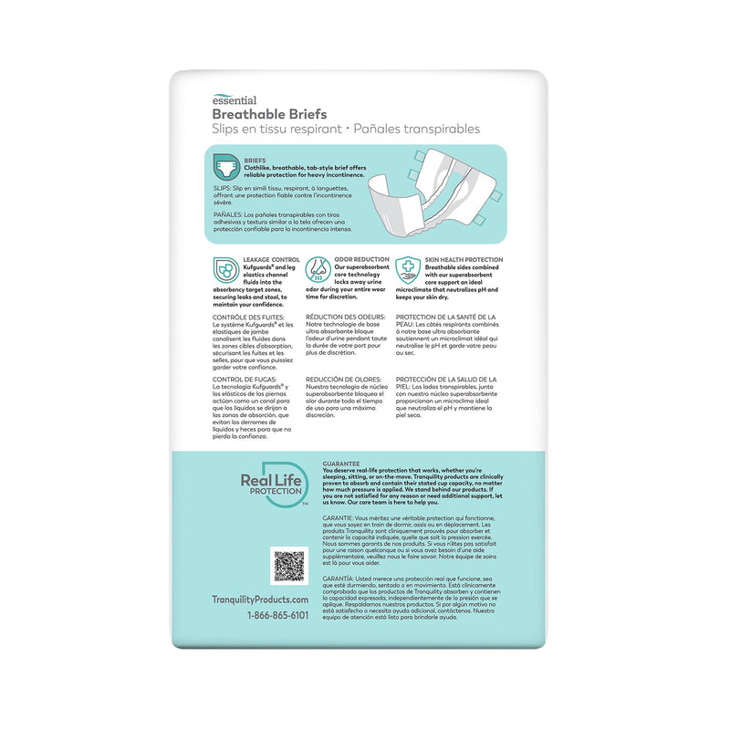 Tranquility® Essential Heavy Incontinence Brief, Extra Small
