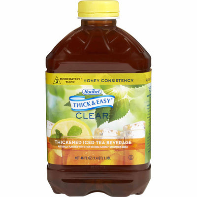 Thick & Easy® Clear Honey Consistency Iced Tea Thickened Beverage, 46 oz. Bottle