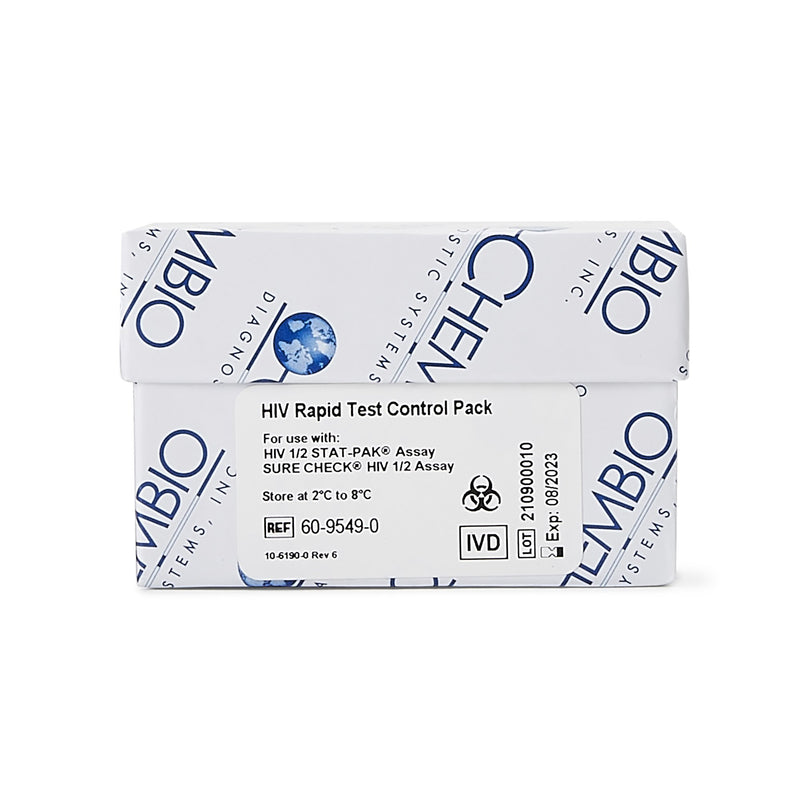 HIV 1/2 Rapid Test Control Kit for Sure Check® HIV 1/2 / HIV 1/2 Stat-Pak Assay, HIV-1/ HIV-2 Rapid Test Verification