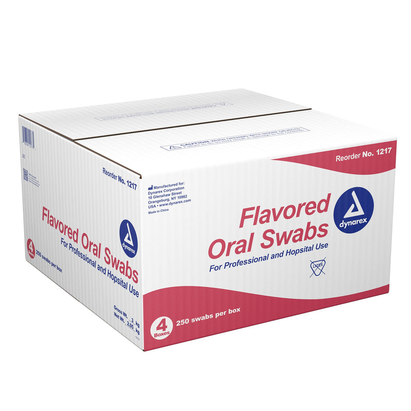 dynarex® Oral Swabsticks with Dentrifice