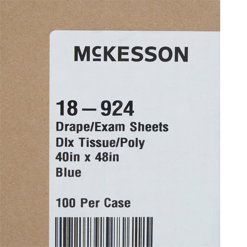 McKesson Nonsterile Physical Exam General Purpose Drape, 40 W x 48 L Inch