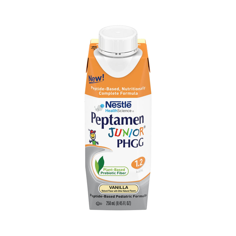 Peptamen Junior® PHGG Vanilla Pediatric Oral Supplement / Tube Feeding Formula, 8.45 oz. Carton
