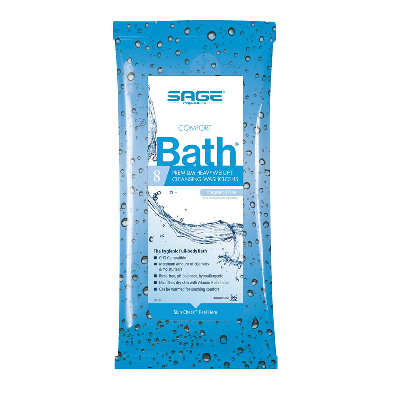 Comfort Bath® Unscented Cleansing Washcloths