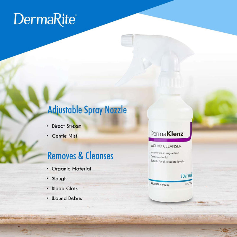 DermaRite® DermaKlenz™ Wound Cleanser, 8 oz