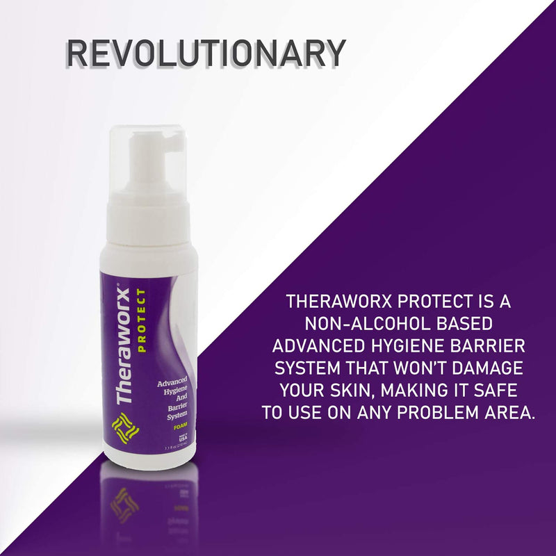 Theraworx™ Rinse-Free Foaming Body Wash 8 oz.
