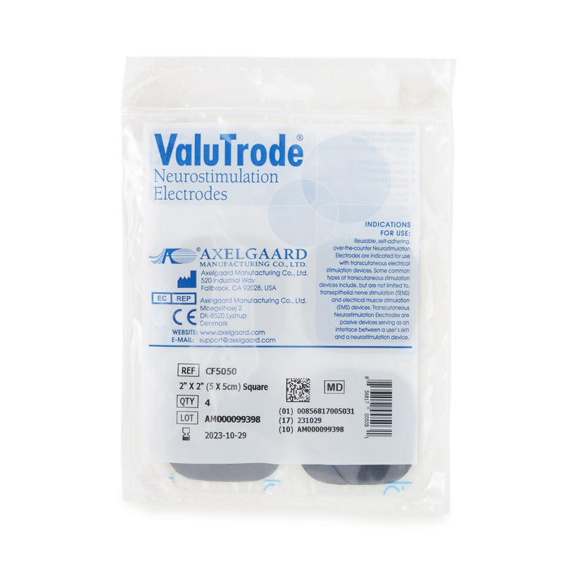 ValuTrode® Neurostimulation Electrode for TENS units, 2 x 2 Inch
