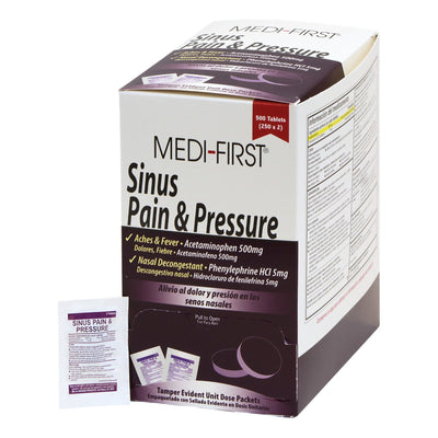 Medi-First® Acetaminophen / Phenylephrine Sinus Relief