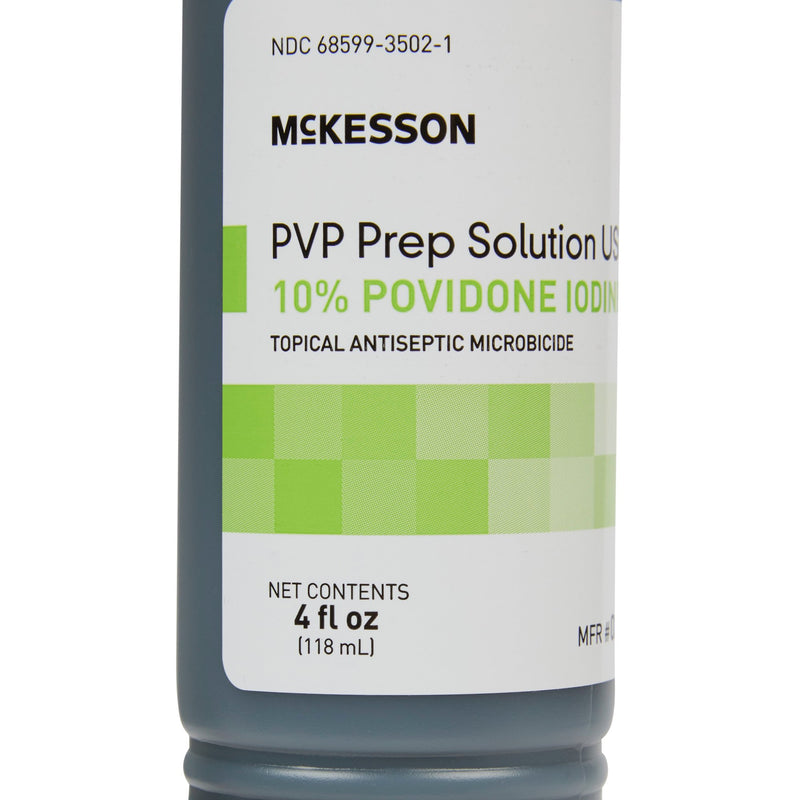 McKesson Microbicide Antiseptic PVP Scrub Solution, 4 oz. Bottle