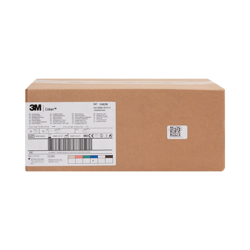 3M™ Coban™ Self-adherent Closure Cohesive Bandage, 2 Inch x 5 Yard