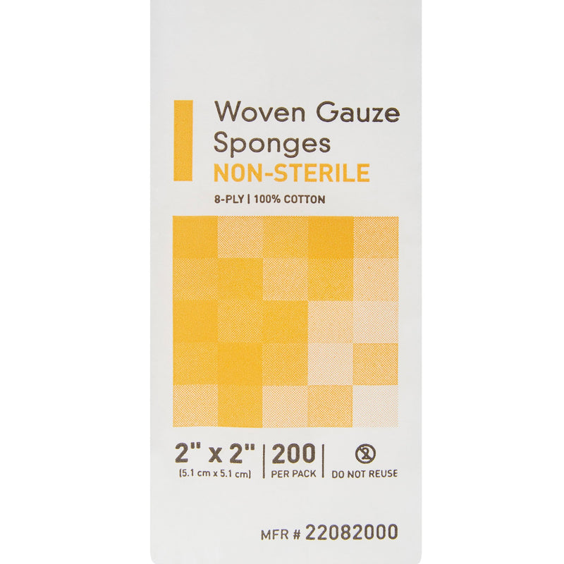 McKesson NonSterile Gauze Sponge, 2 x 2 Inch
