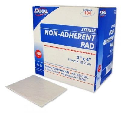 Dukal™ Nonadherent Dressing, 3 x 4 inch