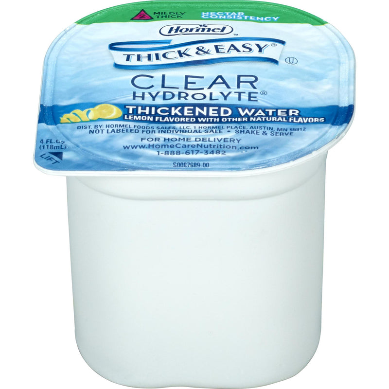Thick & Easy® Hydrolyte® Nectar Consistency Lemon Thickened Water, 4-ounce Cup