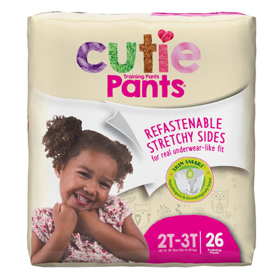 Cutie Pants Training Pants, Female, Toddler, Disposable, Heavy Absorbency