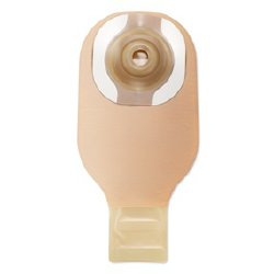 Premier™ One-Piece Drainable Beige Filtered Ostomy Pouch, 12 Inch Length, 1 Inch Stoma