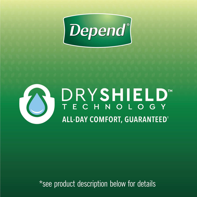 Depend FIT-FLEX Absorbent Underwear for Men, 44" to 64" Waist, X-Large