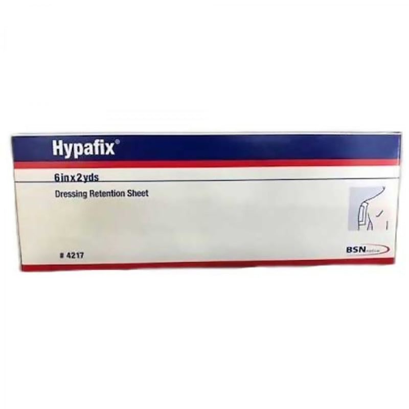 Hypafix Dressing Retention Sheet, Skin-Friendly, White, Non-Sterile, Non-Woven, 6 inch X 2 yards