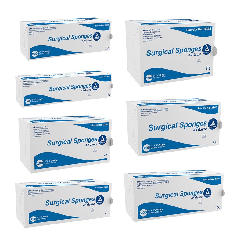 Dynarex® NonSterile Gauze Sponge, 2 x 2 Inch