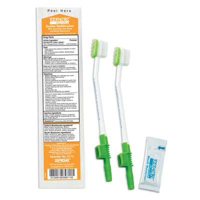 Toothette® Suction Toothbrush Kit with Oral Rinse