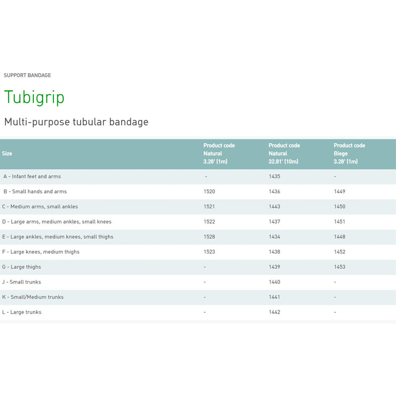 Tubigrip® Pull On Elastic Tubular Support Bandage, 3-1/2 X 11 Yard