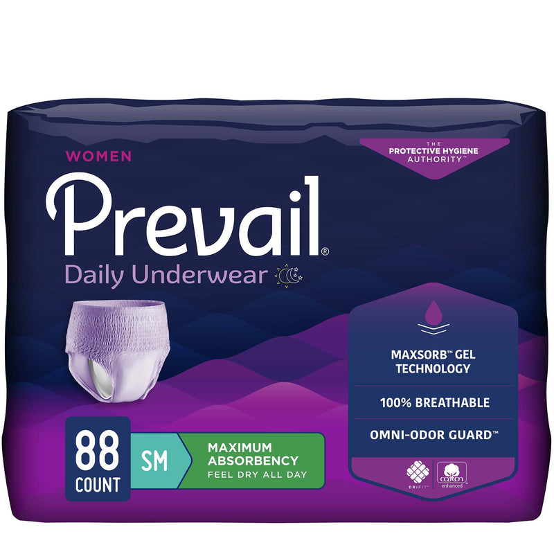 Prevail® Daily Underwear Maximum Absorbent Underwear, Small