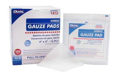 Dukal™ Sterile Gauze Sponge, 4 x 4 Inch
