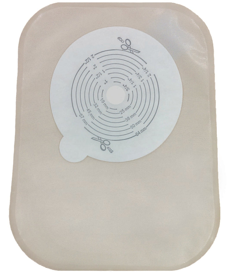 Securi-T™ One-Piece Closed End Opaque Filtered Ostomy Pouch, 8 Inch Length, 1/2 to 2½ Inch Stoma