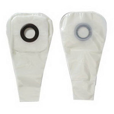 Karaya 5 One-Piece Drainable Transparent Ostomy Pouch, 12 Inch Length, 1-1/8 Inch Stoma