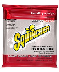 Sqwincher® Powder Pack® Fruit Punch Electrolyte Replenishment Drink Mix, 23.83 oz. Packet