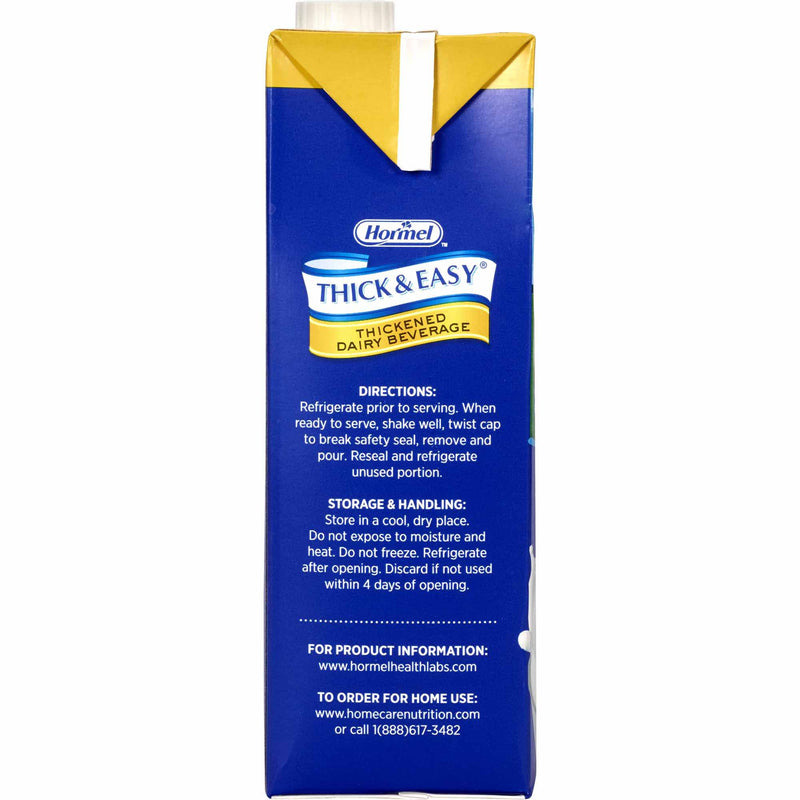 Thick & Easy® Dairy Honey Consistency Milk Thickened Beverage, 32-ounce Carton