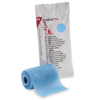 3M™ Scotchcast™ Plus Light Blue Cast Tape, 3 Inch x 12 Foot