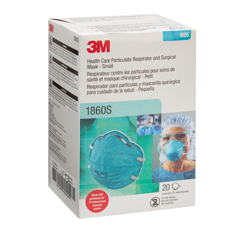 3M Particulate Respirator and Surgical Mask, Small